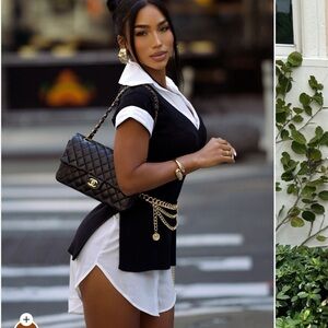 Fashion Nova “Tali Bottom Up” Sweater Mini Dress